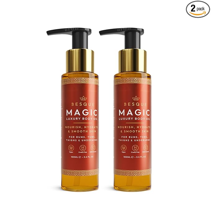 Besque Original Magic Body Oil: Hydrating Body Oils for Women 3.4 FL OZ Gallery Photo 6