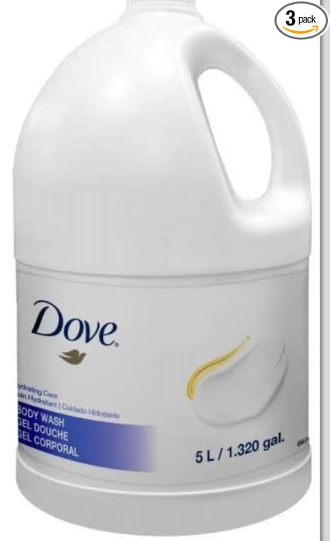 Dove 5Liter PRO Body Wash Daily Moisturizer Refill Bottles (3) Gallery Photo 4