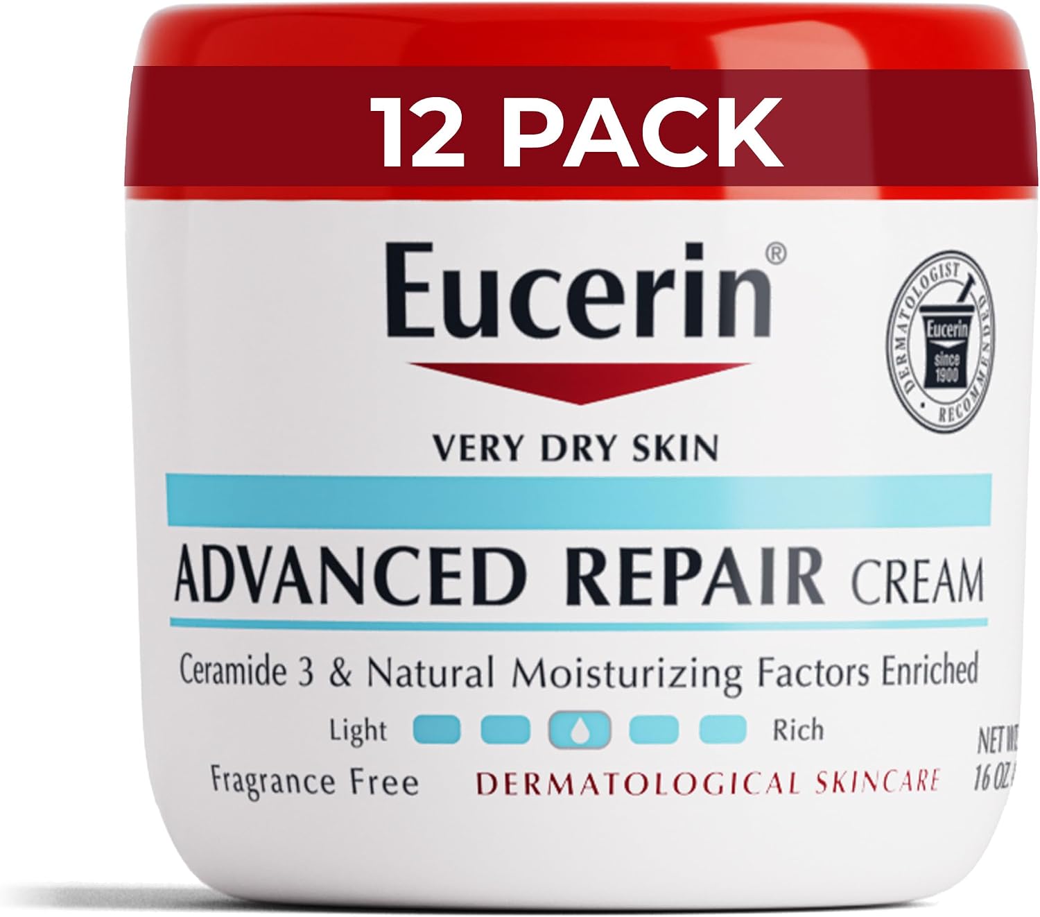Eucerin Advanced Repair Body Cream, Fragrance Free, Value Pack, 2 x 16 OZ - Featured Product Photo
