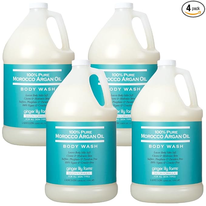 Ginger Lily Farms 100% Pure Morocco Argan Oil Body Wash, 128oz/4pk Gallery Photo 6