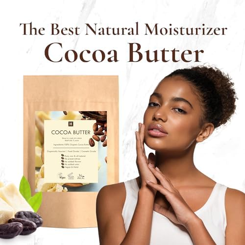 HalalEveryDay Raw Cocoa Butter 5 lb – Food Grade & Cosmetic Grade, Unrefined Organic Cocoa Butter Chunks for Baking, Lotion, Body Butter, Lip Balm & DIY Skincare Gallery Photo 6