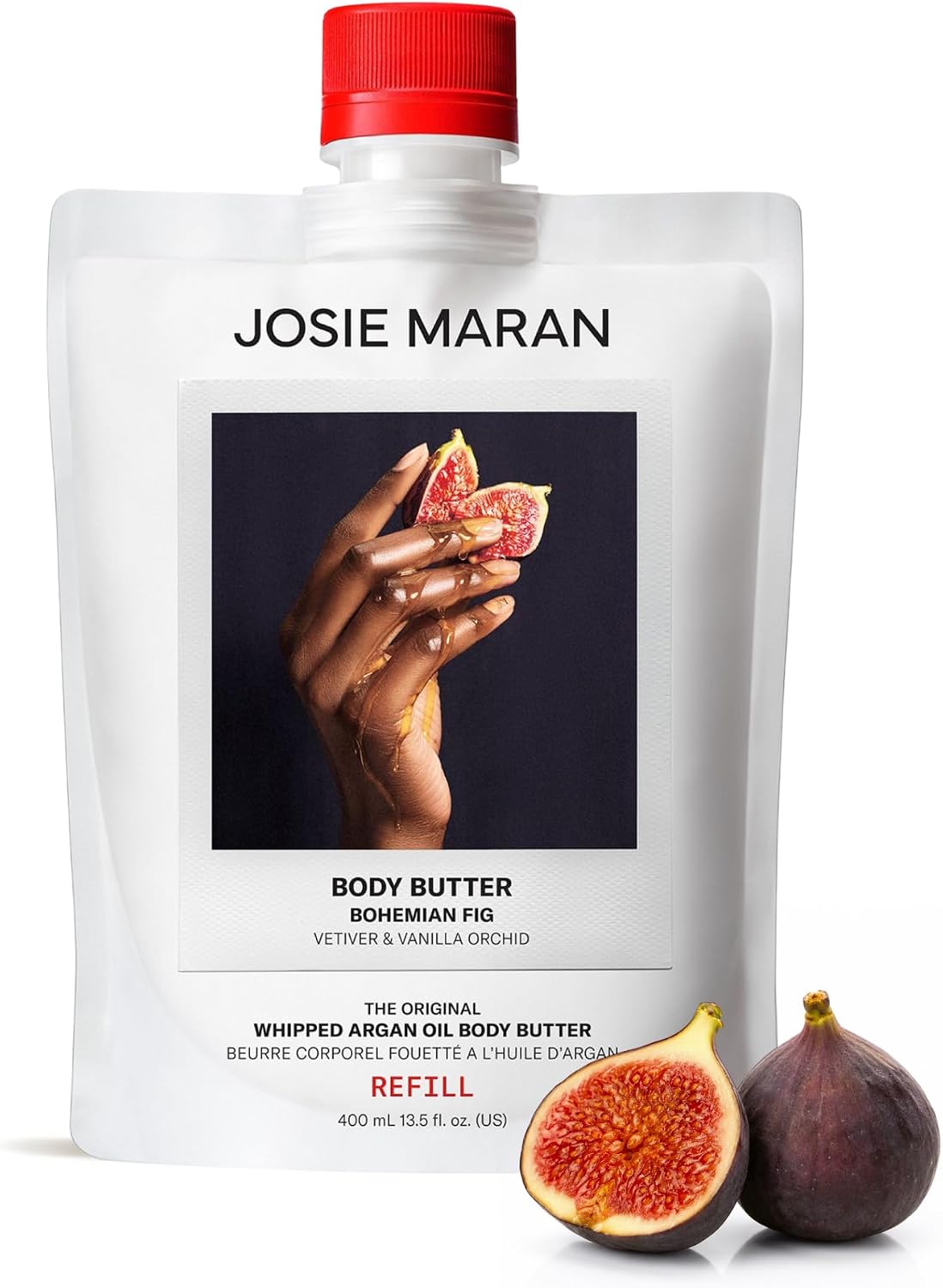 Josie Maran Whipped Argan Oil Body Butter: Nourishing Body Cream QuickAbsorbing Moisturizer Organic Argan Oil from Morocco (13.5 fl. oz, Peppermint Bark) Gallery Photo 6