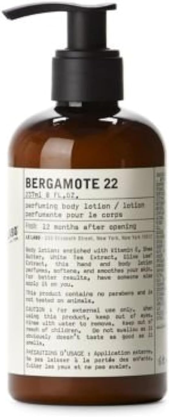 Le Labo Bergamote 22 Perfuming Body Lotion 7.8 Ounce Gallery Photo 1