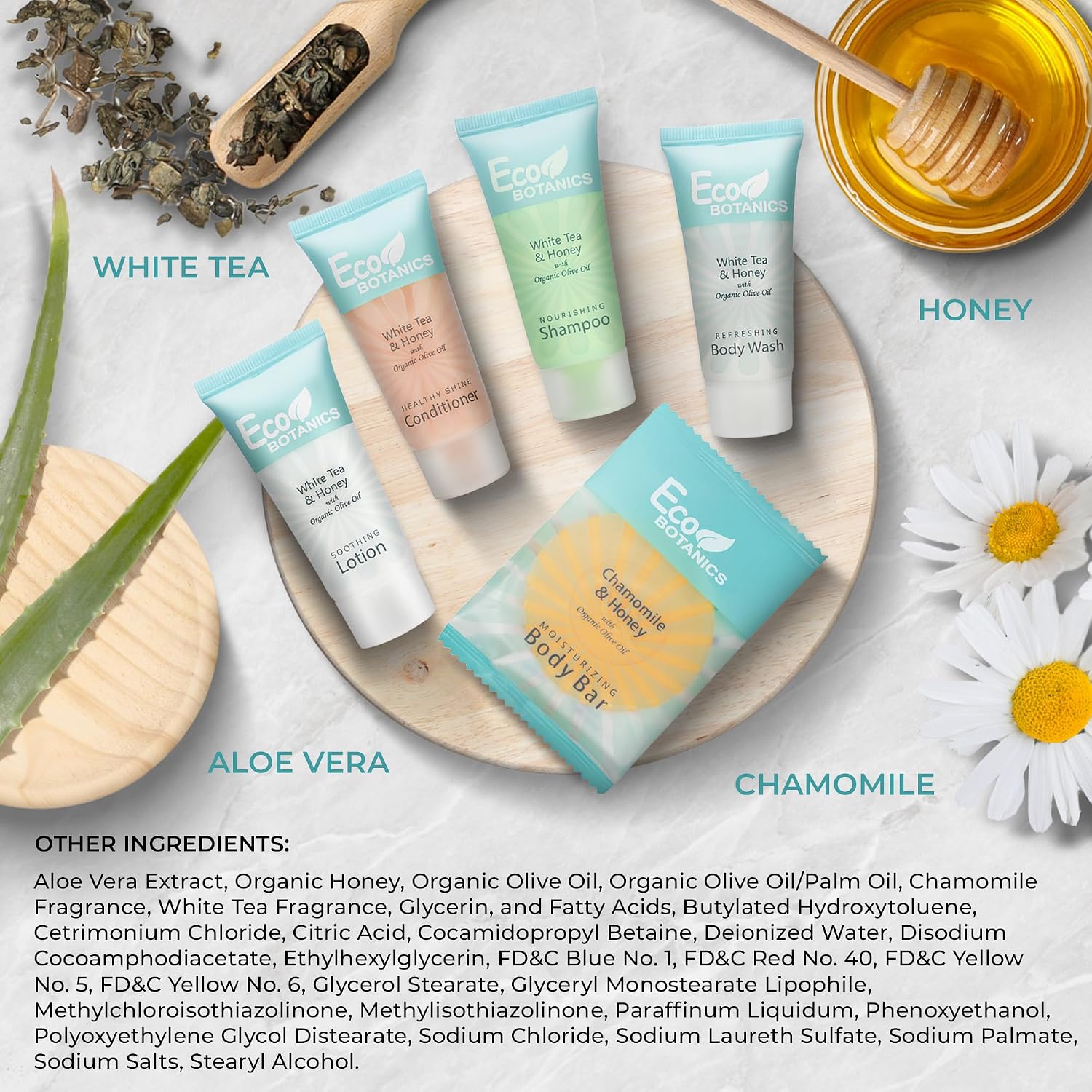 Terra Pure Eco Botanics Hotel Toiletries, Shampoo & Conditioner Amenity Set, 300Piece Gallery Photo 4