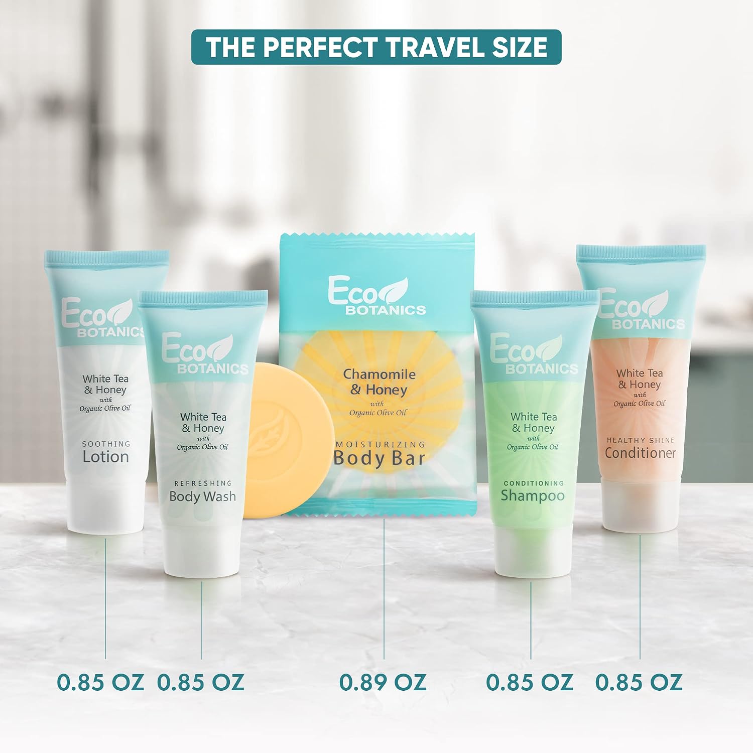 Terra Pure Eco Botanics Hotel Toiletries, Shampoo & Conditioner Amenity Set, 300Piece Gallery Photo 5