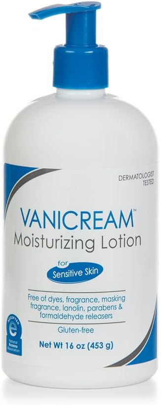 Vanicream Moisturizing Lotion with Pump Dispenser: 16 Fl Oz (Pack of 12) Formulated Without Common Irritants for Those with Sensitive Skin (Pack of 12) - Featured Product Photo