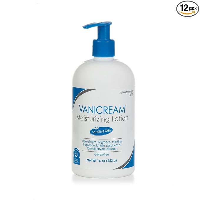 Vanicream Moisturizing Lotion with Pump Dispenser: 16 Fl Oz (Pack of 12) Formulated Without Common Irritants for Those with Sensitive Skin (Pack of 12) Gallery Photo 6