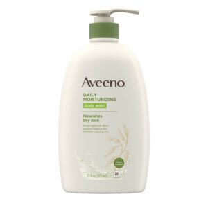 Aveeno Daily Moisturizing Body Wash with Soothing Oat, Creamy Shower Gel, Soap-Free and Dye-Free, Light Fragrance, 33 fl. oz (Pack of 6) - Featured Product Photo