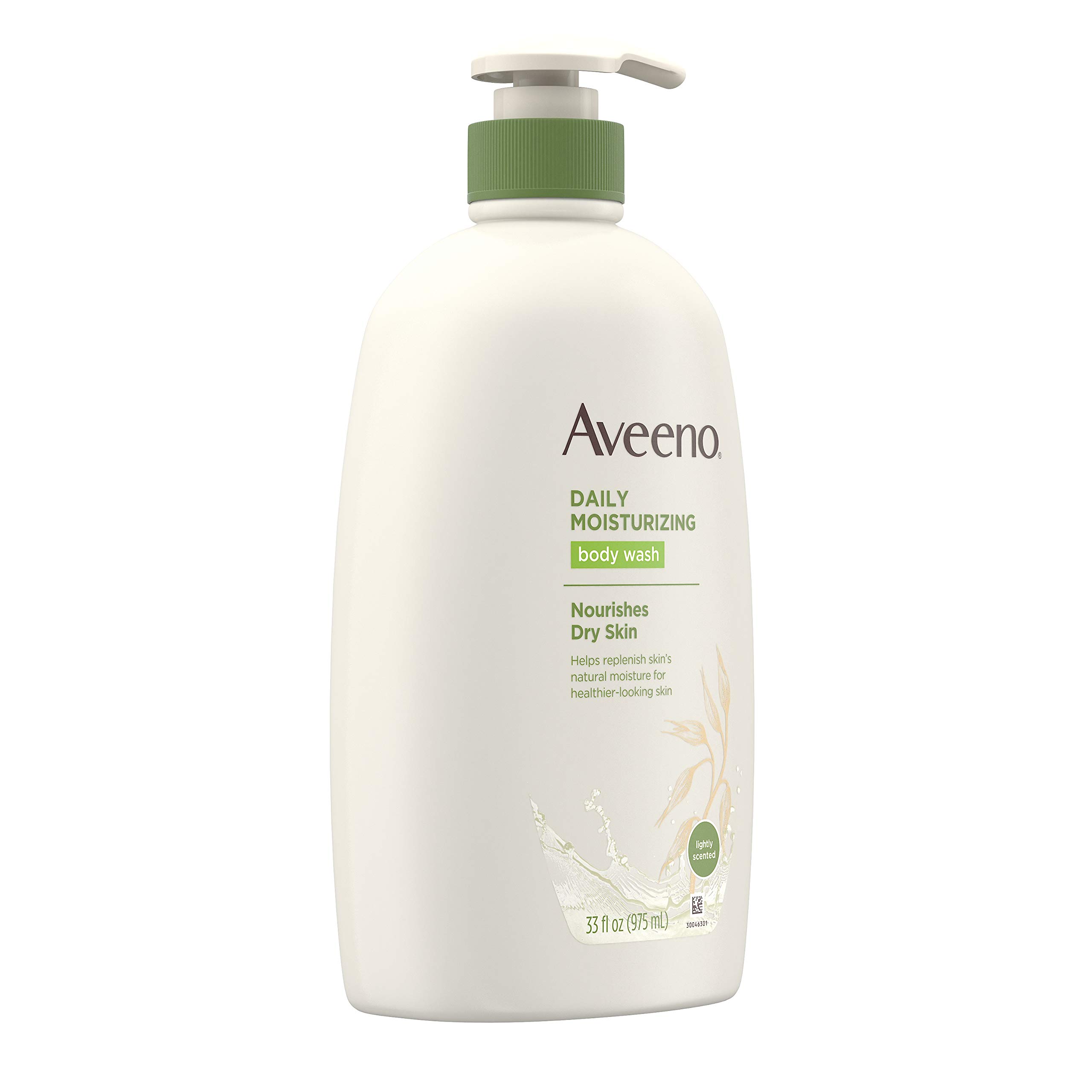 Aveeno Daily Moisturizing Body Wash with Soothing Oat, Creamy Shower Gel, Soap-Free and Dye-Free, Light Fragrance, 33 fl. oz (Pack of 6) Gallery Photo 3