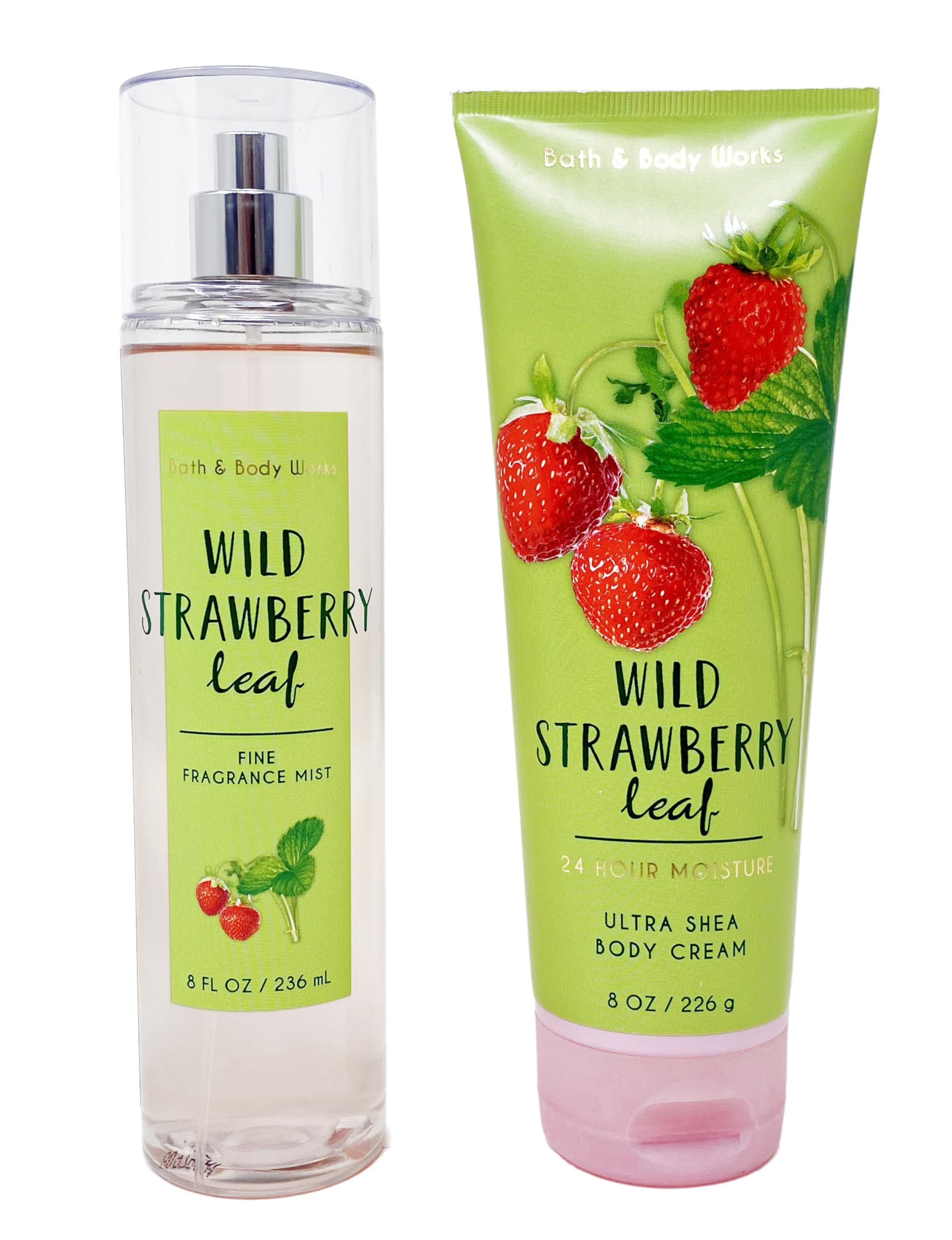 Bath & Body Works Wild Strawberry Leaf - Duo Gift Set - Fine Fragrance Mist and Body Cream Gallery Photo 1