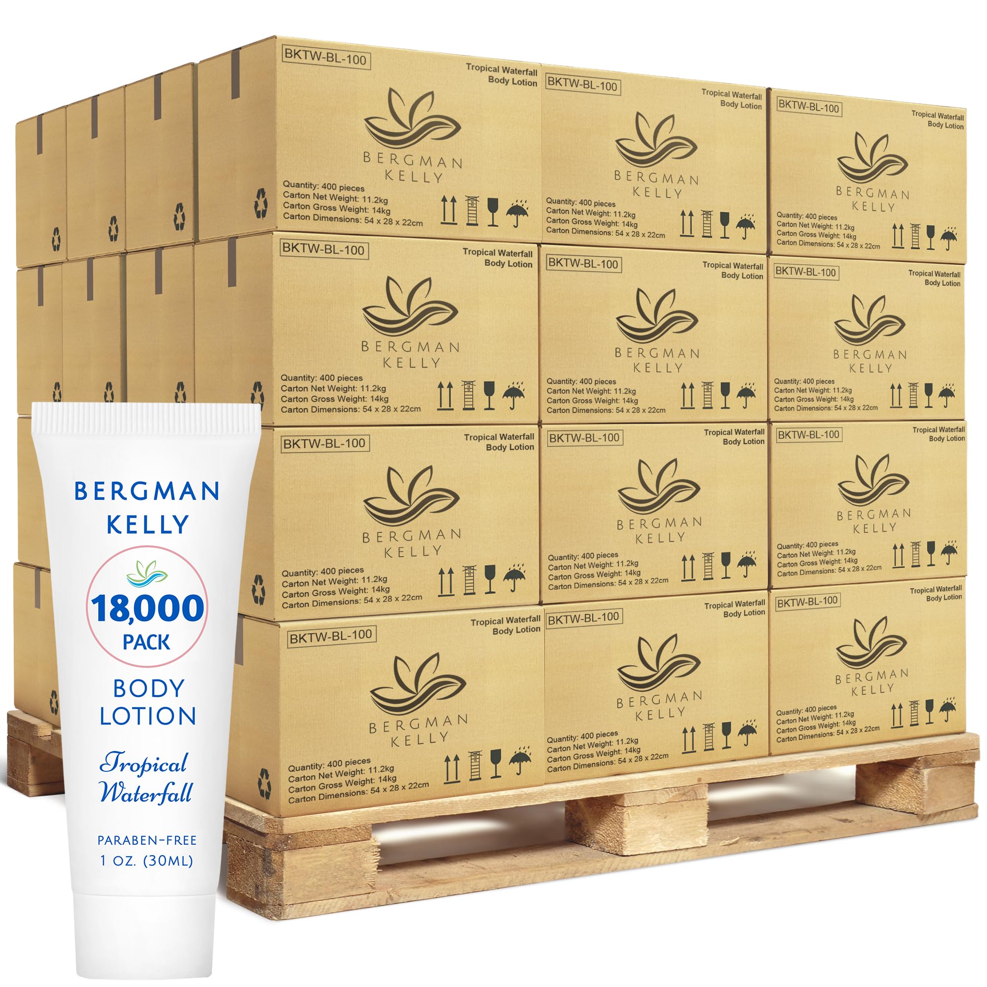 BERGMAN KELLY - Travel Size Lotion - 1 fl oz, 18000 PK, Tropical Waterfall Gallery Photo 1